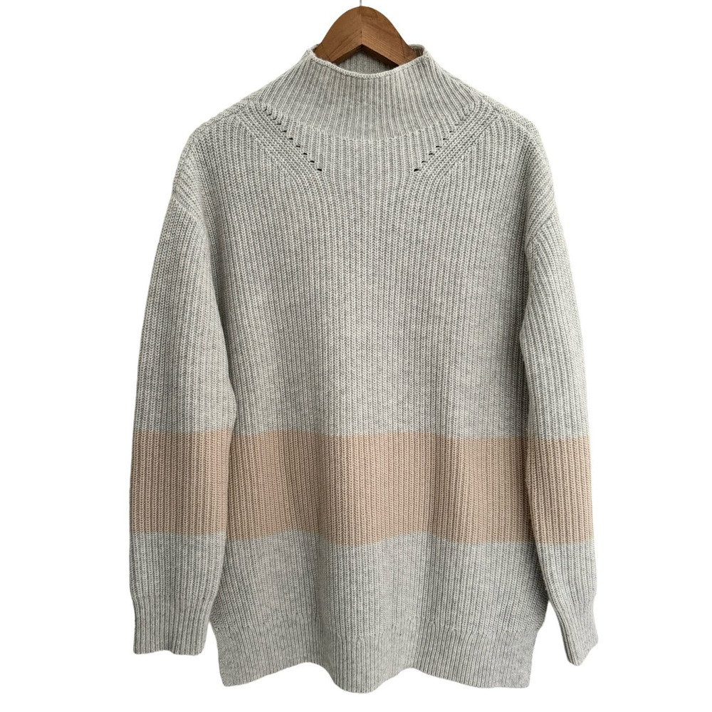 Tuckernuck Gray and Tan Sweater